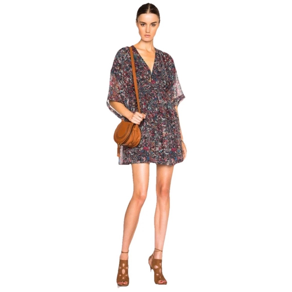 IRO Davis Dress Multi Color Printed Mini